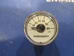 Ashcroft Mini Pressure Gauge 0-60PSI 3/4"F 1/8"NPT Bm, 23-DDG-01B-60 New Surplus. Fixed Price $50.00.