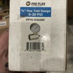 Pro-flex 3/4" Hex Test Gauge 0-30 Psi PFTG-H3430C. Fixed Price $9.99.