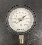 Reotemp Indust. Process Gauge PT45T Series 0-10000 Psi 4.5 Face 3/4. Fixed Price $38.69.