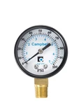 Campbell PG1T-NL To 100 Psi 2 Ga. Lower Mount Pressure Gauge 1/4 In.. Fixed Price $10.84.