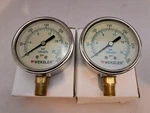 Weksler Mechanical Pressure Gauge, 2.5IN Diameter, 1/4 Npt To 300 Psi. New. Fixed Price $22.75.