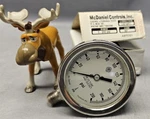 Mcdaniel AB70321 3" Pressure Gauge 1/4" Kf 0-200PSI 316SS Tube & Socket. Fixed Price $125.25.