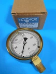 Noshok 25-300-1500 Psi Oil Filled Brass Pressure Gauge. Fixed Price $19.95.