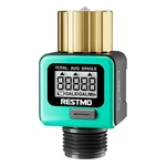 Water Flow Meter Garden Hose Brass Inlet Digital Gallon Liter Gauge Outdoor. Fixed Price $35.64.