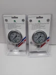 2 Zenport LPG1000 Zen-tek Glycerin Liquid Filled Pressure Gauge, Psi. Fixed Price $32.00.