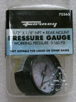 Forney 75565 Air Pressure Gauge 1-1/2" Dia X 1/8" Mnpt Rear Mount 160 Psi #579F. Fixed Price $12.99.