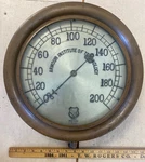 Large 15" Antique Ashcroft Gauge Armour Institute Technology Steampunk. Fixed Price $895.00.