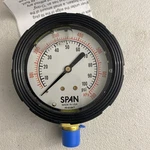 Span LFS-220-100#/KPA-G Industrial Pressure Gauge, To Psi, 1/2 Dial,. Fixed Price $20.00.
