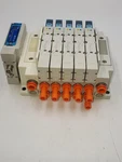Smc SY5-IOL-0-M65RI W/ Solenoids SY5400 One: EX260-SIL1 Serial Transmission. Fixed Price $229.99.