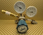 Airgas Model Y12-244A Two Stage Brass 0-25PSI Analytical Cylinder Regulator. Fixed Price $233.22.