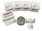 Lot 5 Marsh Bellofram J7264P Gauges 63MM, Sev-b, 1/4"NPT, 0/600 Psi & Kpa New. Fixed Price $67.88.