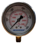 Measureman 2-1/2INCH Dial Size Liquid Filled Pressure Gauge 0-200PSI/KPA 304 .... Fixed Price $22.99.