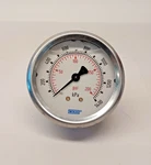 Wika 213.53-C-LG414P-NB-AZZZ Used Pressure Gauge 2.5 Liquid Filled 0-1400KPA/200. Fixed Price $50.00.