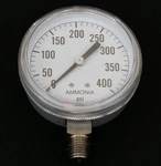 Valley Industries, 2-1/2", P.s.i. Stainless Steel NH3 Gauge 2180DSX400. Fixed Price $11.99.