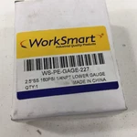 Worksmart WS-PE-GAGE-227 Pressure Gauge 2-1/2" Stainless 0-160PSI 1/4" Npt Lower. Fixed Price $29.99.