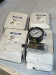 New 0-100 Psi Gas Pressure Test Gauge 2" Dial Size 3/4" Fnpt Connection Brass. Fixed Price $73.99.