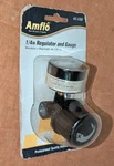 Amflo 1/4" Air Compressor Regulator And Gauge 41-155. Fixed Price $14.11.