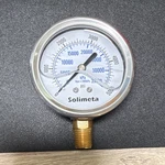 Solimeta Bottom Mount Air Pressure Gauge 30000 Kpa 4350 Psi. Fixed Price $12.00.