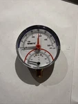 New 1/4 DPTG1-3-0-50 Temperature & Pressure Gauge 0-50PSI 32-248 F. Fixed Price $30.00.