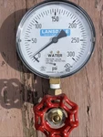 Lansdale 111.10SP Water Pressure Guage 0-300PSI 1/4 Npt Lm With Brass V. Fixed Price $19.99.