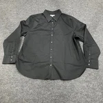 Chico's No Iron Stretch Shirt Women's Size Us Xl Black. Fixed Price $33.55.