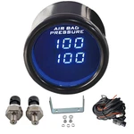 Dual Display Air Ride Pressure Gauge Suspension With Sensors Car. Fixed Price $34.69.
