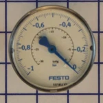 Festo 537811 Vam Vacuum Gauge 63MM R1/4 Reading New. Fixed Price $16.56.