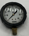 Span Pressure Gauge 02-0010-X MC03855 0-60 Psi Industrial Gage. Fixed Price $26.32.