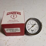 Winters PFQ905R1 0-160PSI 2-1/2" Dial Size, Dry Pressure Gauge,brass. Fixed Price $20.99.