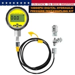 Digital Hydraulic Pressure Gauge Test Coupling Kit 700BAR/10000PSI/70MPA 1/4-NPT. Fixed Price $133.99.