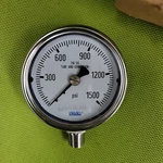 Wika 9831962 Industrial Pressure Gauge, Liquid-filled, Stainless Steel 316L Wett. Fixed Price $75.99.