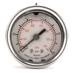 Commercial Pressure Gauge, To 100 Psi, 1/2 In Dial, 1/8 Npt, Center Back. Fixed Price $16.45.