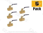 5PCS Heavy Duty 1/2" Fip Female Threaded Full Port Water Shutoff Ball Valves Lf. Fixed Price $49.95.