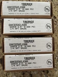 Four (4) Trerice 0-300 Psi Pressure Gauge 600CB3502LA300 1/4 Npt -3.5. Fixed Price $60.00.