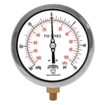 Industrial Compound Gauge, 30 15 Psi, 1/2 1/4 Npt, Bottom. Fixed Price $70.50.