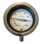 Wika 9834753 Pressure Gauge 1/2 Npt Lm 60 Psi. With Sterilizer Jacket 3053. B3. Fixed Price $75.00.