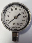Ashcroft 9028-08 Liquid Filled 0-100 Psi Pressure Gauge. Fixed Price $17.99.