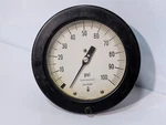 Us (ametek) Pressure Gauge, 0-100PSI, 5.75" Dial Face, 1/4"NPT Connector. Fixed Price $24.99.