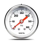 Senctrl 0-60 Psi Fuel Pressure Gauge, 1-1/2" Dial Size, 1/8" Npt. Fixed Price $24.39.