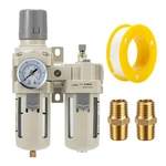 Air Compressor Pressure REGULATOR,GAUGE(0-150PSI),WATER Separator For Com.... Fixed Price $90.40.