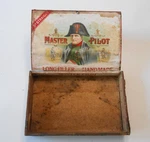 Antique Napoleon Master Pilot Wooden Cigar Box Made In Pennsylvania Pa. Fixed Price $30.00.
