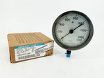 New Ashcroft 45-1009S-02L-0-1500 Pressure Gauge 0-1500PSI 4.5" Face 1/4" Npt. Fixed Price $154.95.
