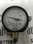 MARSH,H1214,3-1/2 Inch Dial Indicating Compound Pressure Gauge Nos. Fixed Price $60.00.