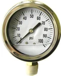 Green Leaf Lg 100 Psi 1/4" Brass Liquid Filled Water Pressure Gauge 3567591. Fixed Price $13.49.