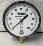 Trerice 600CB Series 1/4 X 4-1/2 In. Pressure Gauge Brass Lot Of. Fixed Price $170.98.