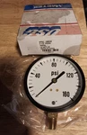 U.s. Gauge Usg 3 1/2" Dia 0-160 Psi Pressure 1/4"NPT New In Box. Fixed Price $22.99.