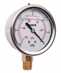 Baker AVNC-30HG Pressure Gauge, 30"HG-0" Vac. Fixed Price $17.00.