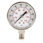 Commercial Pressure Gauge, 200 Psi, 1/2 In Dial, 1/4 Npt, Bottom. Fixed Price $19.79.