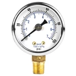 1/8 Npt Air Compressor Hydraulic Pressure Gauge 0-100 Psi Side Mount 1.5" Face. Fixed Price $11.95.