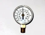 Ashcroft 733 18R -30HG Vacuum +15PSI 2" Face 1/4" Npt Brass Bottom Port Gauge. Fixed Price $12.99.